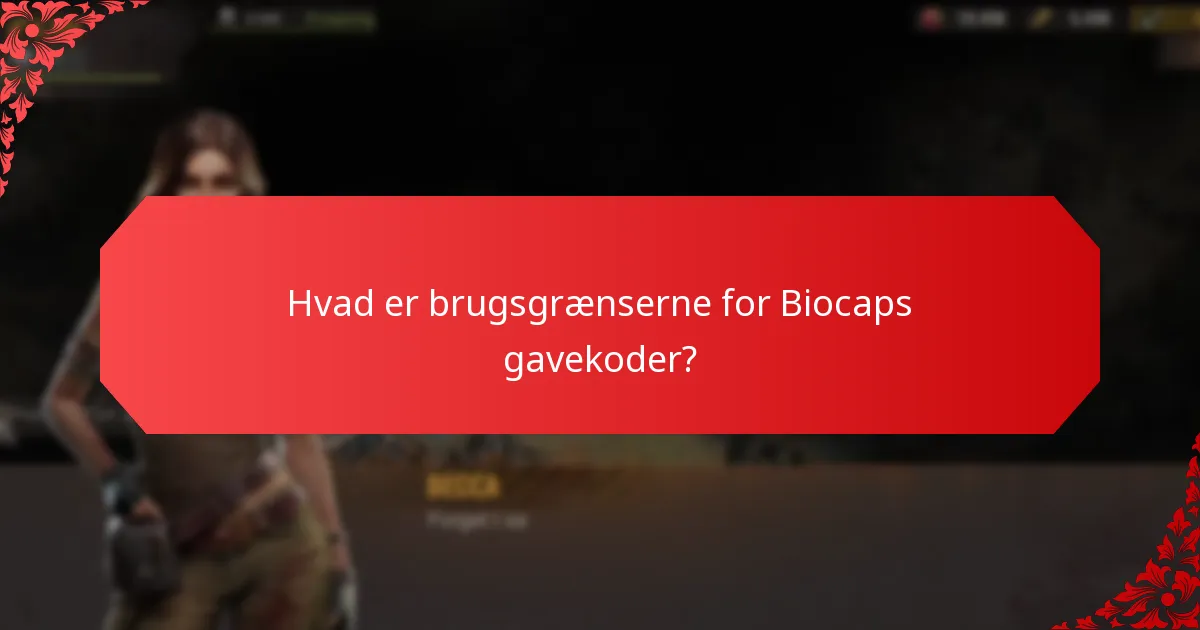Hvor kan du indløse Biocaps gavekoder?
