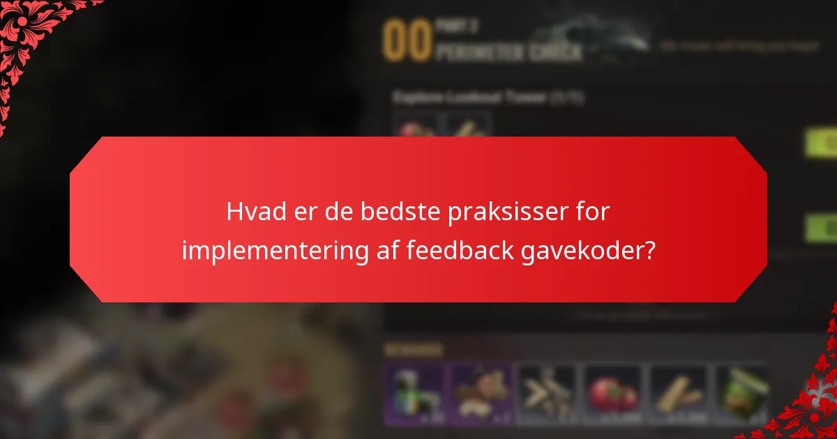 Hvordan bruger incitamentsprogrammer feedback gavekoder?