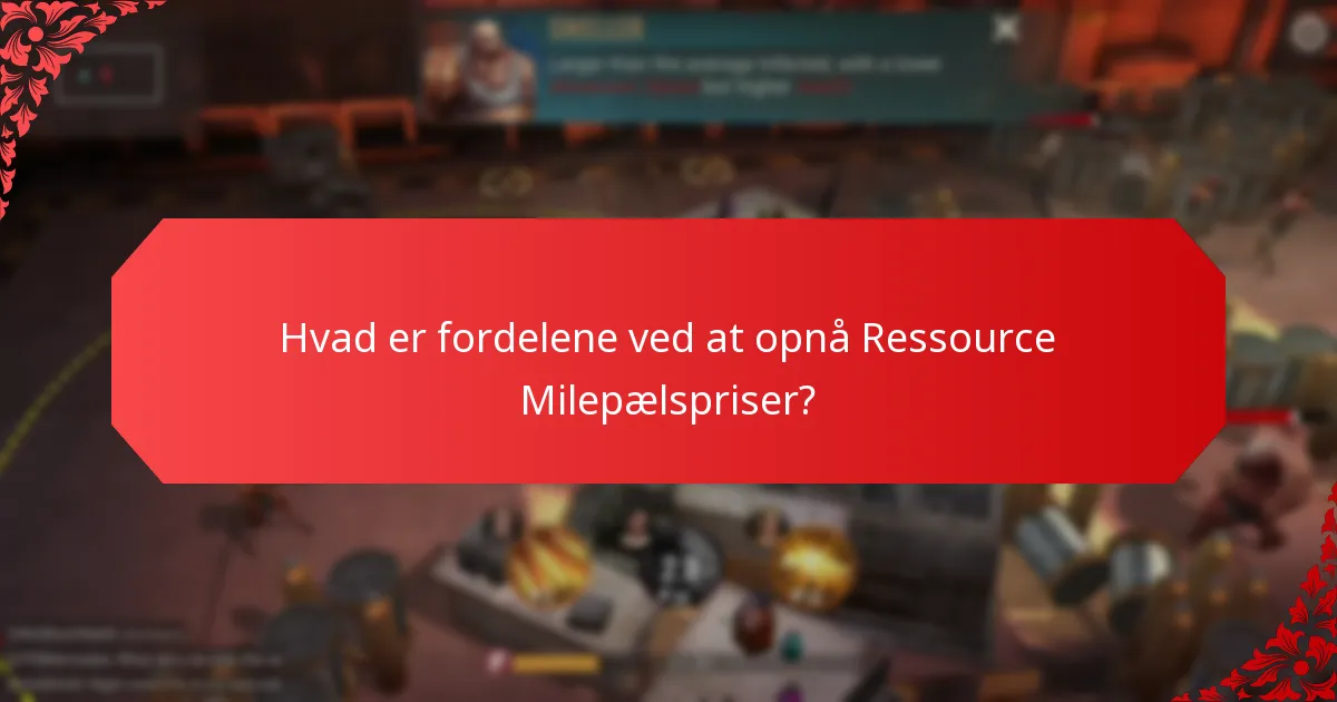 Hvilke typer ressourcer er tilgængelige i Ressource Milepælspriser?