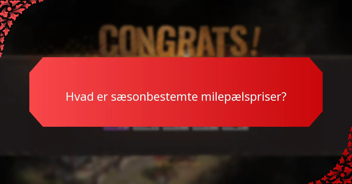 Hvordan fungerer kampagnebegivenheder for sæsonpriser?