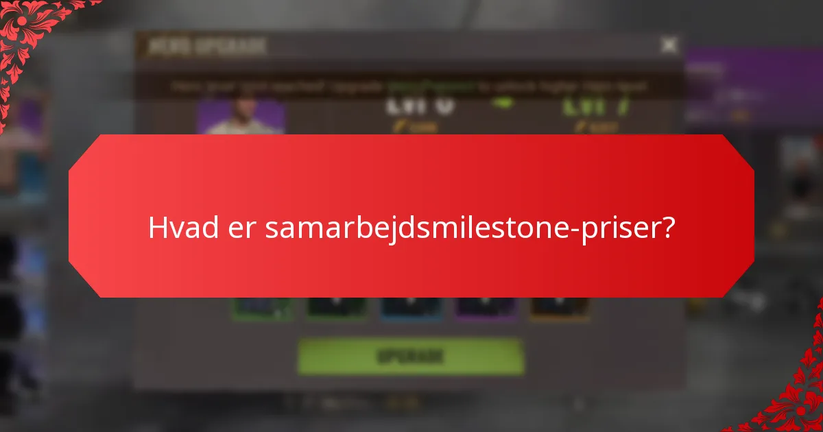 Hvad er krydsfremstød i milestone-priser?