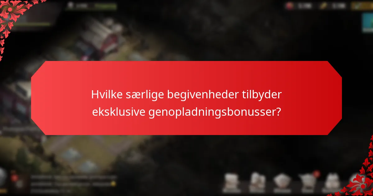 Hvordan kan spillere maksimere deres engagement med genopladningsbonusser?