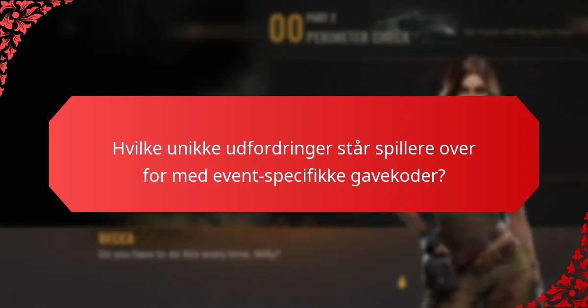Hvilke fordele kan spillere opnå fra event-specifikke gavekoder?